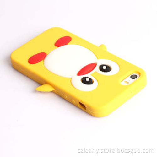 Funny penguin-shaped silicone case for iPhone 5/5S